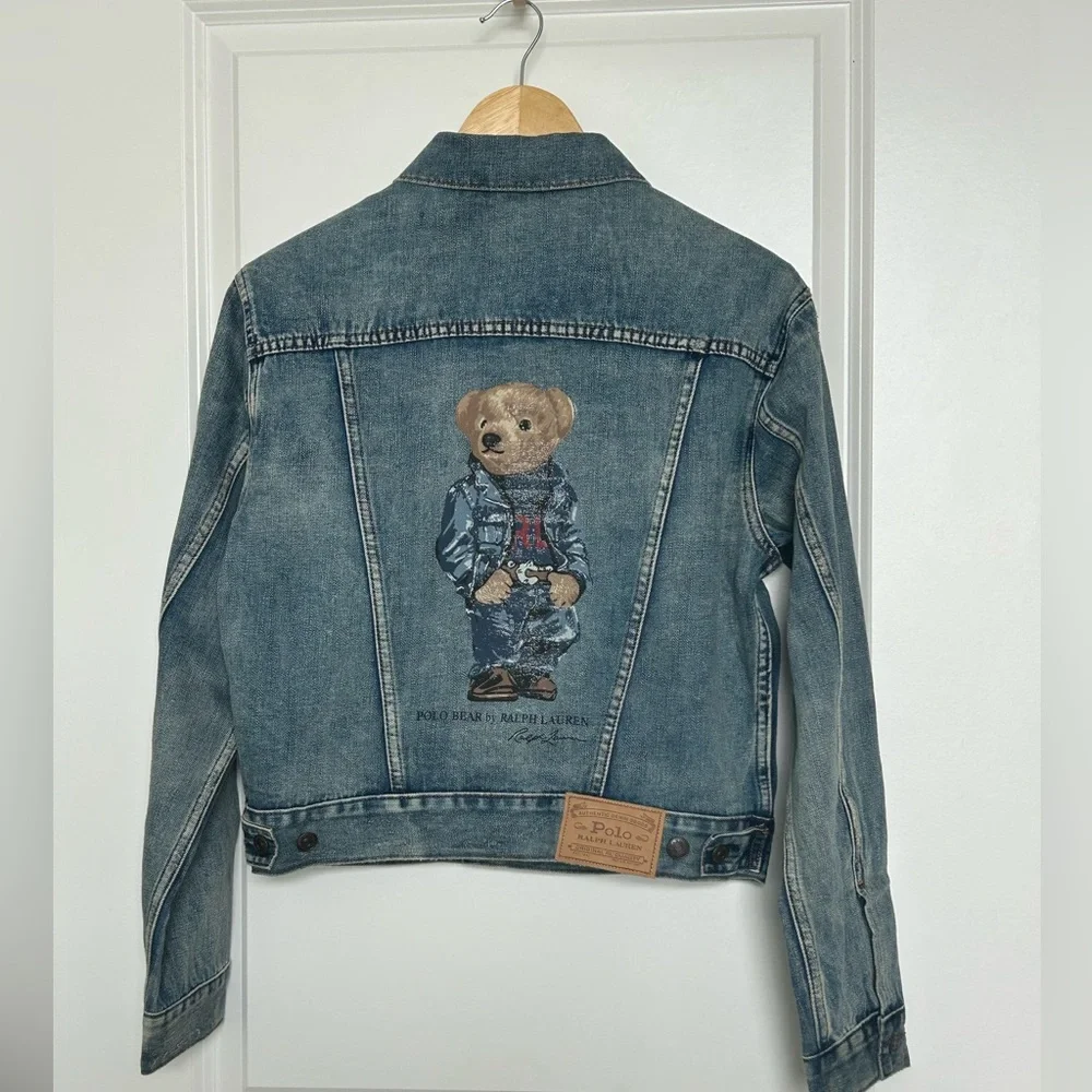 Ralph Lauren Vintage Blue Denim Jacket - Picture 2 of 16